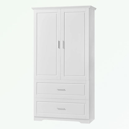 Bathroom Storage Cabinet with Two Doors Two Drawers