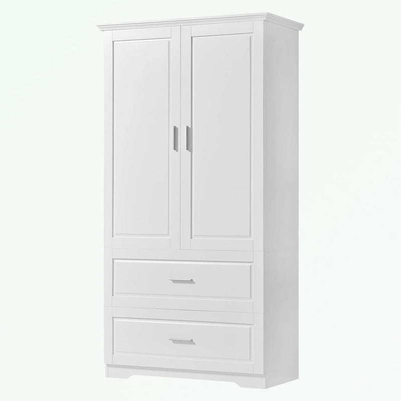 Bathroom Storage Cabinet with Two Doors Two Drawers