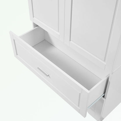 Bathroom Storage Cabinet with Two Doors Two Drawers