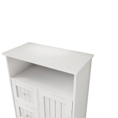 Bathroom Standing Storage Cabinet with 3 Drawers - N/A