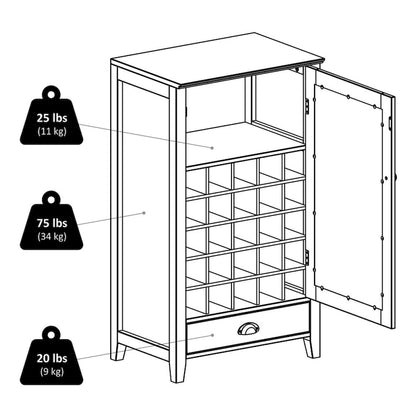 Bordeaux Wine Cabinet, Espesso