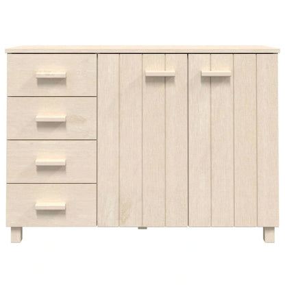 vidaXL Sideboard Buffet Console Cabinet for Kitchen HAMAR Solid Wood Pine - 44.5 x 15.7 x 31.5
