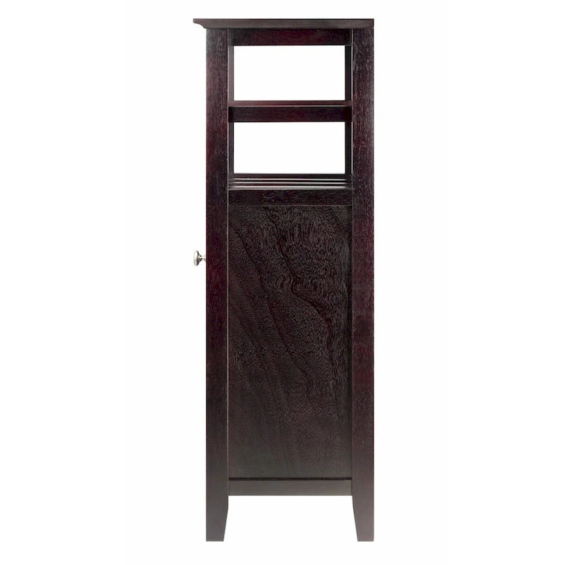 Alta Wine Cabinet, Espresso - 19.13 x 12.72 x 37.48 inches