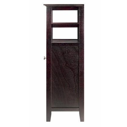 Alta Wine Cabinet, Espresso - 19.13 x 12.72 x 37.48 inches