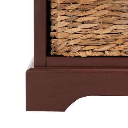 SAFAVIEH Ardella Red Tall Storage Unit - 15.7 x 13 x 34.3 - 16Wx13Dx34H