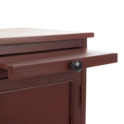 SAFAVIEH Ardella Red Tall Storage Unit - 15.7 x 13 x 34.3 - 16Wx13Dx34H