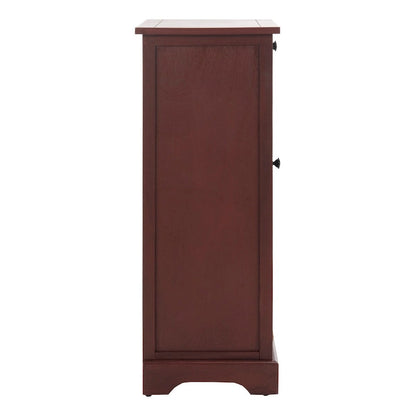 SAFAVIEH Ardella Red Tall Storage Unit - 15.7 x 13 x 34.3 - 16Wx13Dx34H
