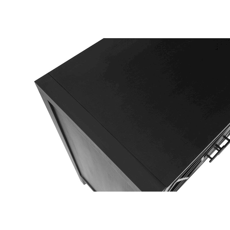 59.8in Vintage 4 Door Wooden Sideboard Living Room Entryway Cabinet