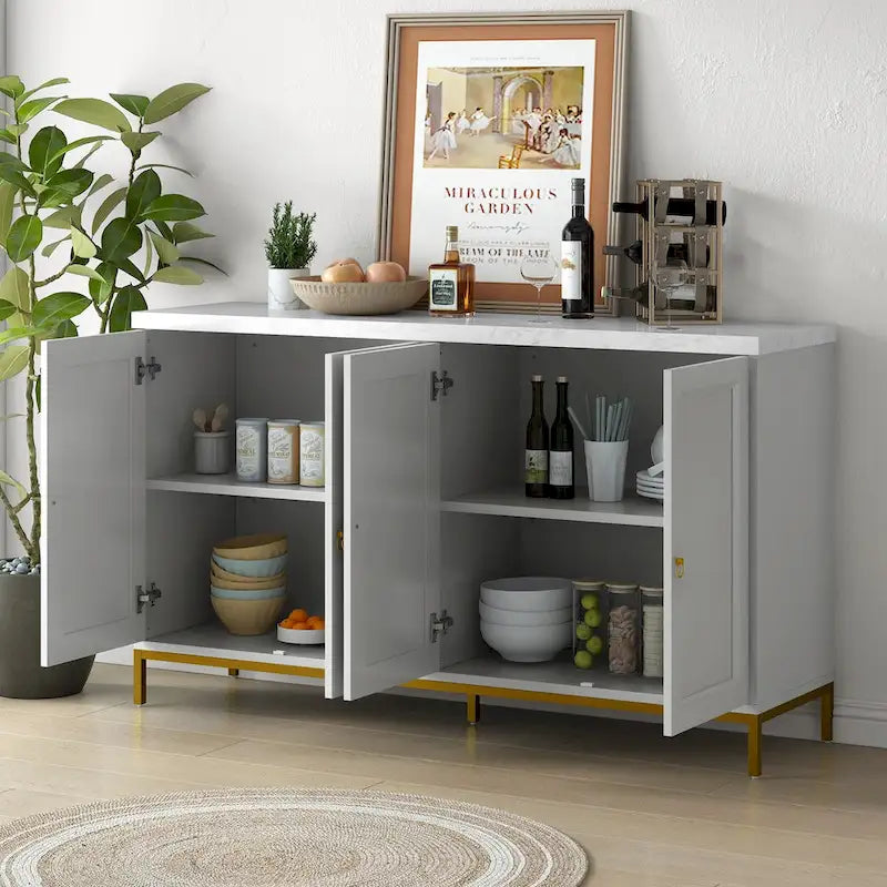 59.3 Modern Cabinet with Storage Space - N/A