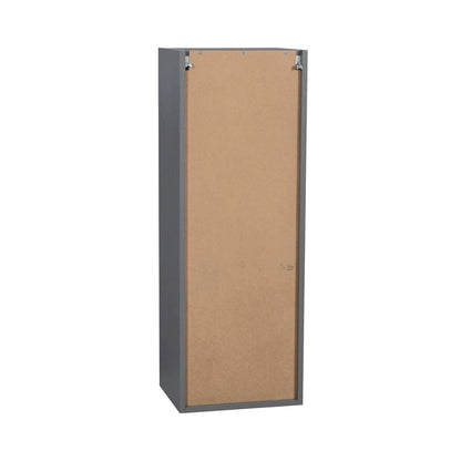 15 x 42 Wall Cabinet-Single Door-Grey - 15 x 42 x 12