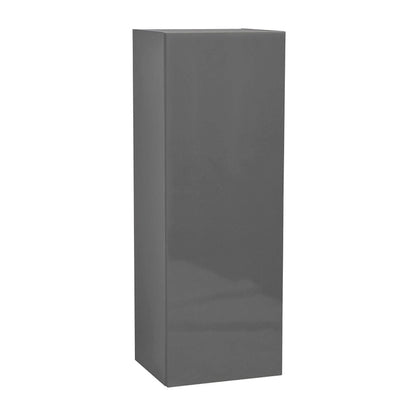 15 x 42 Wall Cabinet-Single Door-Grey - 15 x 42 x 12