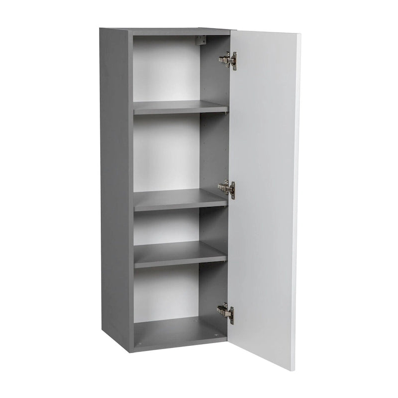 15 x 42 Wall Cabinet-Single Door-Grey - 15 x 42 x 12