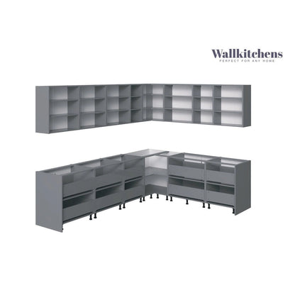 Kitchen Culinary Collection Black Color Base Size 10Ft Wide - 94x120