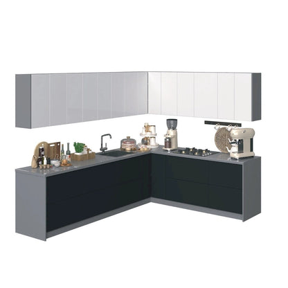 Kitchen Culinary Collection Black Color Base Size 10Ft Wide - 94x120