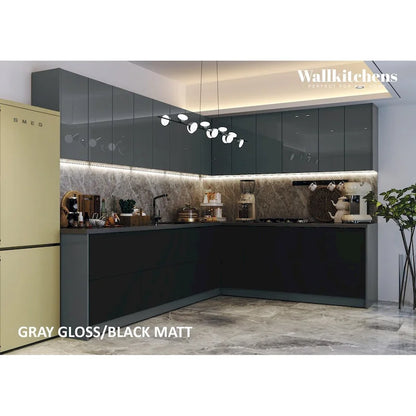 Kitchen Culinary Collection Black Color Base Size 10Ft Wide - 94x120