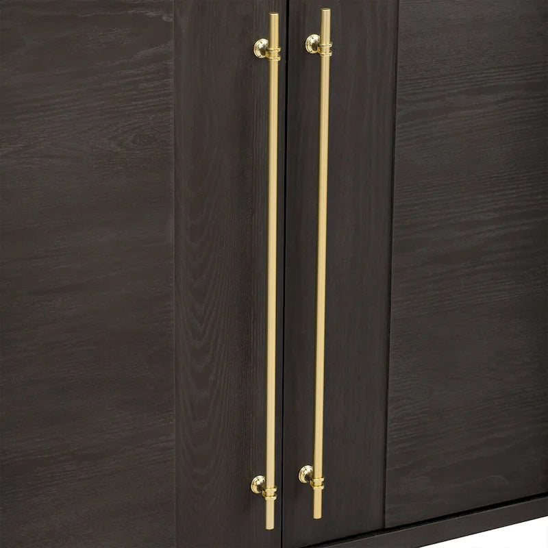 Wood Traditional Style Sideboard