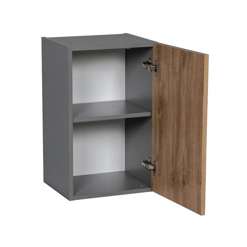21 x 24 Wall Cabinet-Single Door-Grey - 21 x 24 x 12