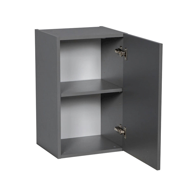 21 x 24 Wall Cabinet-Single Door-Grey - 21 x 24 x 12