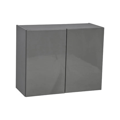 24 x 24 Wall Cabinet-Double Door-Grey - 24 x 24 x 12