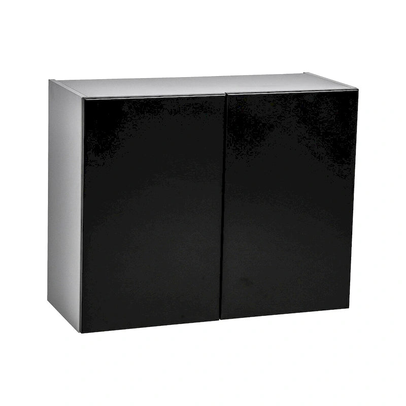 24 x 24 Wall Cabinet-Double Door-Grey - 24 x 24 x 12
