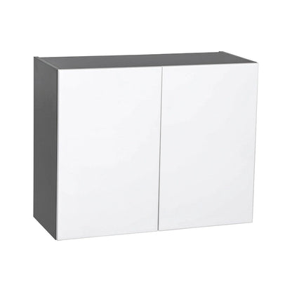 24 x 24 Wall Cabinet-Double Door-Grey - 24 x 24 x 12
