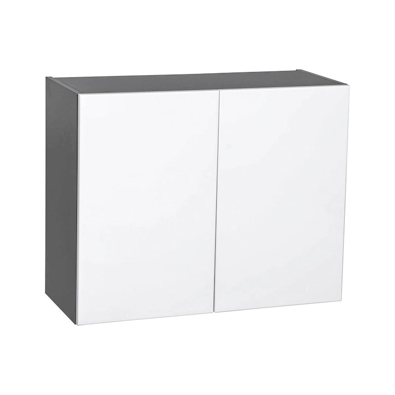 24 x 24 Wall Cabinet-Double Door-Grey - 24 x 24 x 12
