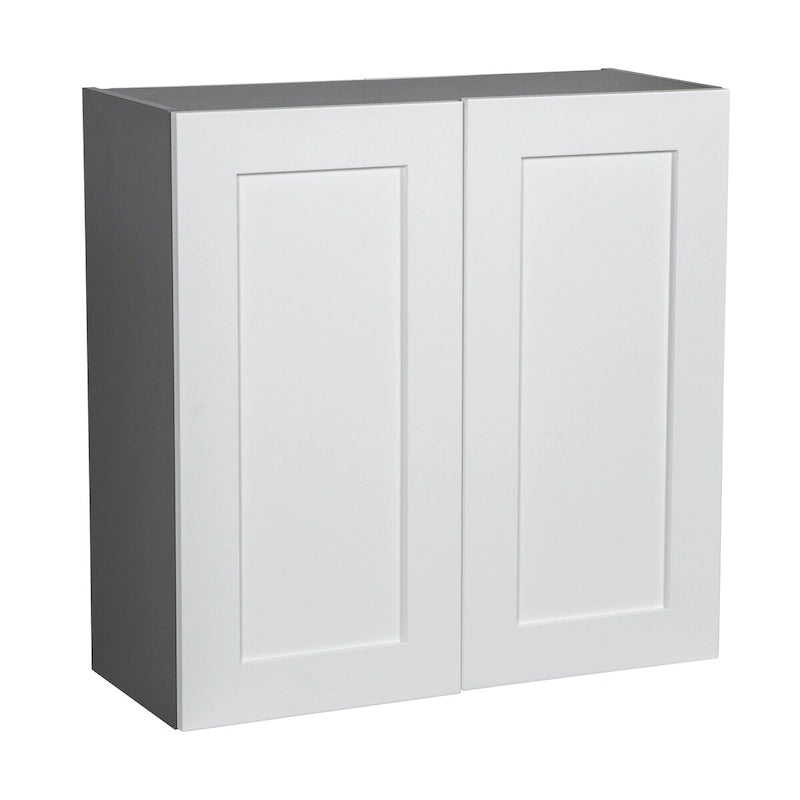 30 x 30 Wall Cabinet-Double Door-Grey - 30 x 30 x 12