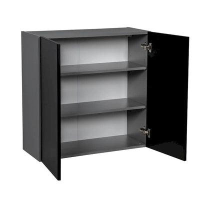 30 x 30 Wall Cabinet-Double Door-Grey - 30 x 30 x 12