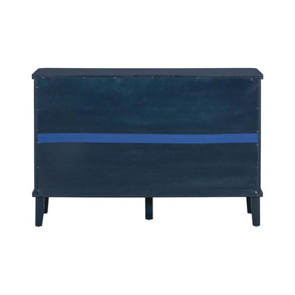 47.2W Solid Wood Cabinet with Three Doors - N/A