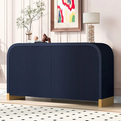 59.8W 4-door Cabinet with Adjustable Shelves - N/A