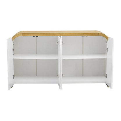 59.8W 4-door Cabinet with Adjustable Shelves - N/A