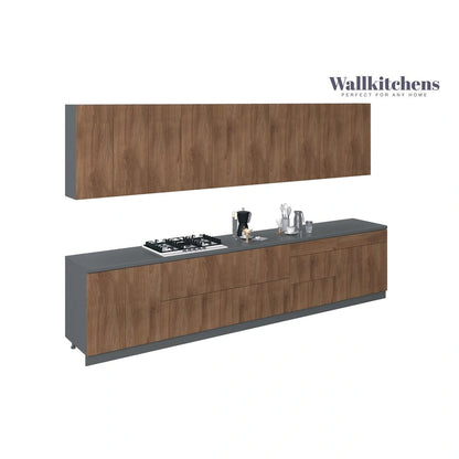 Kitchen Signature Collection Natural Teak & Black Color Base Size 13Ft Wide - 153x24