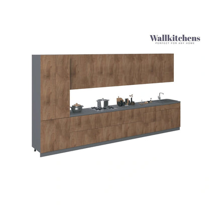 Kitchen Celestial Collection Natural Teak & Black Color Base Size 15Ft Wide - 182x24