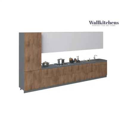 Kitchen Celestial Collection Natural Teak & Black Color Base Size 15Ft Wide - 182x24