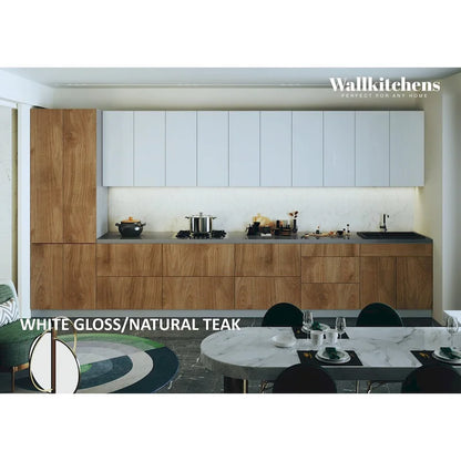 Kitchen Celestial Collection Natural Teak & Black Color Base Size 15Ft Wide - 182x24