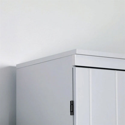 Freestanding Kitchen Pantry, 6-tier Shelving with 2 Adjustable Shelves