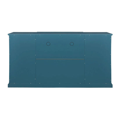 Wooden TV Stand, Sideboard Buffet, Storage Cabinet with 4 Doors