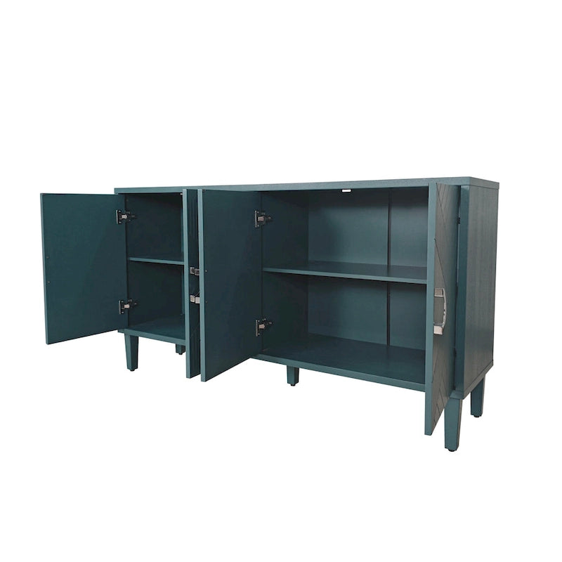 4-Door Storage Cabinet with MDF