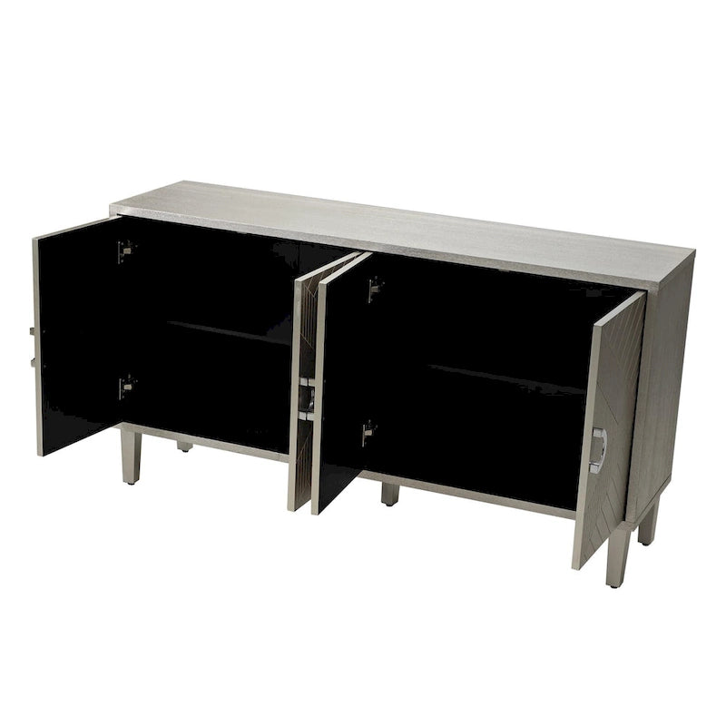 4-Door Storage Cabinet with MDF