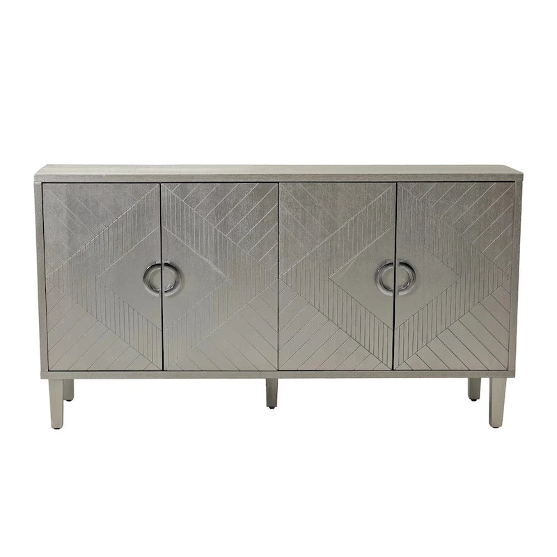 4-Door Storage Cabinet with MDF