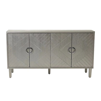 4-Door Storage Cabinet with MDF