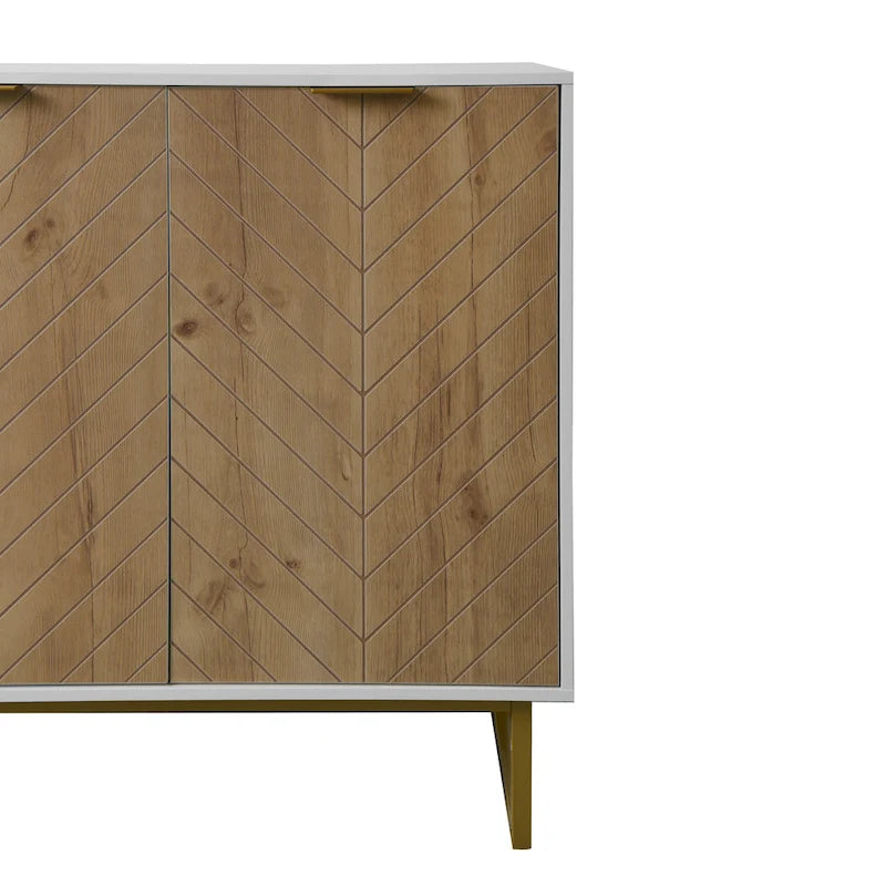 Storage Sideboard Buffet Cabinet with 2 Doors
