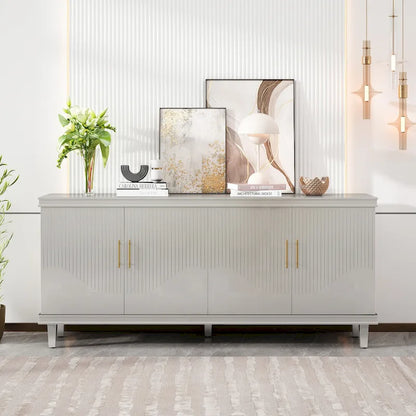 70.07Large Size 4-Door Cabinet, Same as Living Room, Kitchen, Bedroom, Hallway