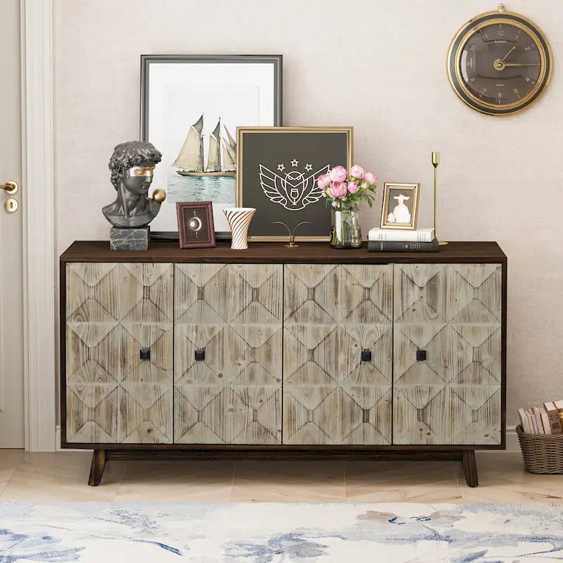 4 Doors Vintage Sideboard