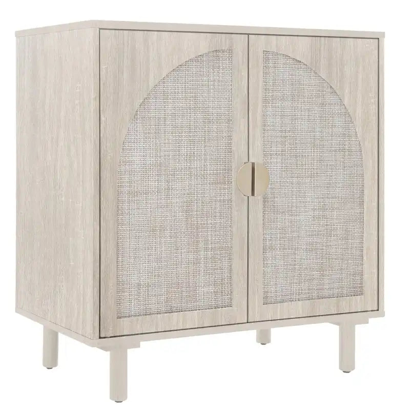 2 Doors Wood Pantry Organizer with Adjustable Laminates, Storage Cabinet for Bedroom, Living Room, Kitchen