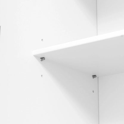 77inch Kitchen Pantry, Freestanding Tall Cupboard Storage Cabinet with 3 Adjustable Shelves,8 Door Shelves,3 Drawers for Kitchen