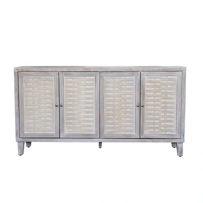 Accent Cabinet 4 Door Wooden Cabinet Sideboard Buffet