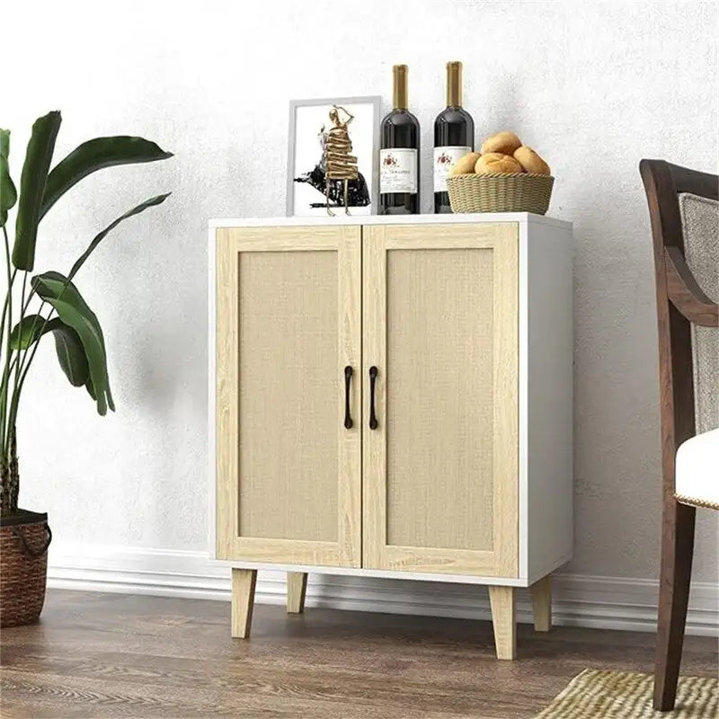 Buffet Sideboard Cabinet - 15D x 27.25W x 34.45H