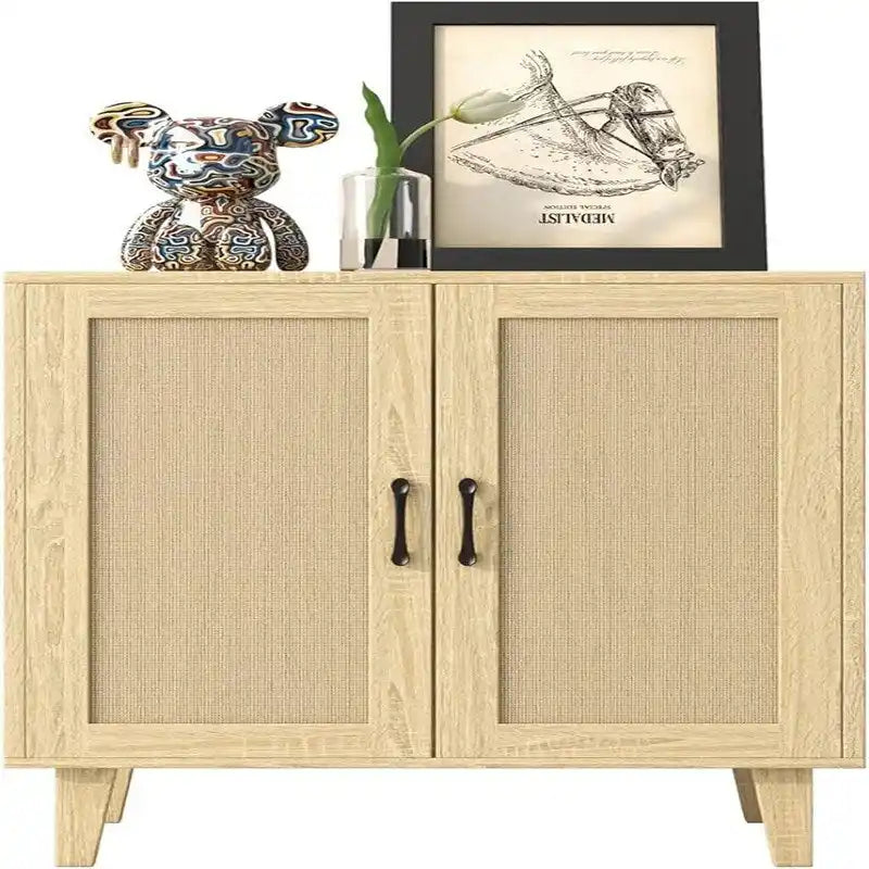 Buffet Sideboard Cabinet - 15D x 27.25W x 34.45H