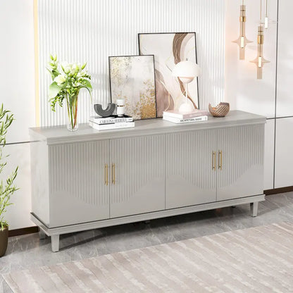 4-Door Cabinet,for Living Room,Kitchen,Bedroom